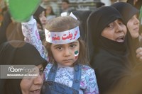 خروش مردم قم در حمایت از مردم غزه