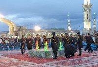 دو شهید گمنام در مسجد جمکران آرام گرفتند+ تصاویر 
