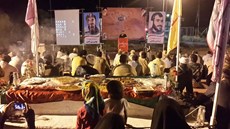 مراسم اربعین تدفین شهید گمنام ۱۸ساله