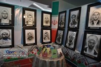 گزارش تصویری | نمایشگاه "ردای سرخ" کنگره ۴۰۰۰ شهید روحانی در قم