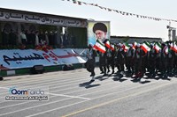 گزارش تصویری | برگزاری مراسم رژه نیروهای مسلح استان قم