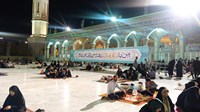 حال و هوای مسجد مقدس جمکران در شب ۹ ربیع الاول+ تصاویر