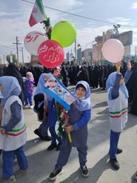 برگزاری راهپیمایی یوم‌الله ۱۳ آبان‌ در کهک 