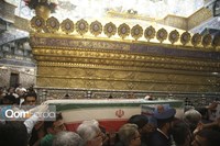 مراسم تشییع پیکر ۸ شهید جنایات رژیم صهیونی