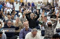 شب عید قربان در حرم بانوی کرامت