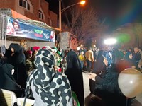 جشن بزرگ انقلاب شب ۲۲ بهمن در فلکه جهاد قم 