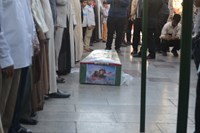تشییع باشکوه شهید مدافع حرم بعد از دوسال گمنامی