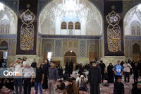 خدمت‌رسانی موکب‌های حرم حضرت معصومه (س) به زائران