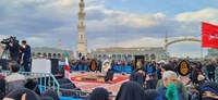 دو شهید گمنام در مسجد جمکران آرام گرفتند+ تصاویر 