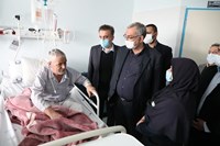 بازدید میدانی وزیر بهداشت از مراکز واکسیناسیون و مراکز درمانی استان قم + تصاویر