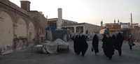 خرابه‌های پیچ‌درپیچ محل ورود زائران به حرم حضرت معصومه+ تصاویر