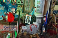 گزارش تصویری | نمایشگاه «ردای سرخ» با موضوع شهدای روحانی در قم