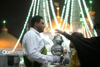 شب عید قربان در حرم بانوی کرامت