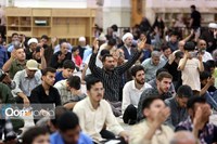 شب عید قربان در حرم بانوی کرامت