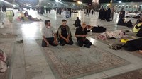 حال و هوای مسجد مقدس جمکران در شب اربعین+تصاویر 