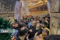  زیارت رئیس‌جمهور در حرم حضرت معصومه (س)