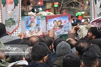 مراسم تشییع پیکر شهیدان مدافع حرم حضرت زینب(س)