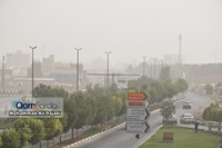گزارش تصویری | تصاویری از میزان آلودگی هوا در قم