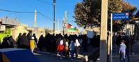 راهپیمایی مردم کهک در حمایت از مردم غزه