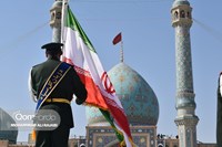 برگزاری مراسم عهد سربازی در مسجد جمکران